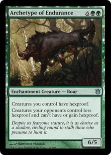 Bunke af Fantastisk hav det sjovt 《忍耐の元型/Archetype of Endurance》[BNG] 緑U | 日本最大級 MTG通販サイト「晴れる屋」