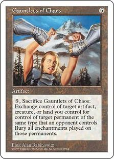 《混沌の篭手/Gauntlets of Chaos》[5ED] 茶R