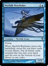 《マーフォークの道探し/Merfolk Wayfinder》[JvV] 青U