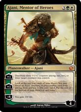 【Foil】《英雄の導師、アジャニ/Ajani, Mentor of Heroes》[JOU] 金R