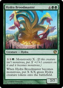 【Foil】《ハイドラの繁殖主/Hydra Broodmaster》[JOU] 緑R