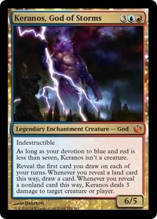 《嵐の神、ケラノス/Keranos, God of Storms》[JOU] 金R