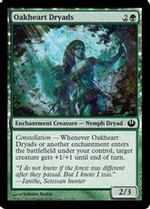 【Foil】《樫心のドライアド/Oakheart Dryads》[JOU] 緑C