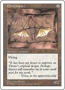 羽ばたき飛行機械/Ornithopter》[5ED] 茶U | 日本最大級 MTG通販サイト 