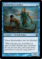 【Foil】《トリトンの岸忍び/Triton Shorestalker》[JOU] 青C