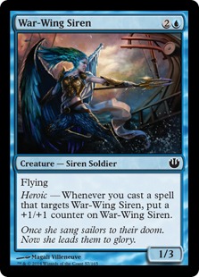 《戦争翼のセイレーン/War-Wing Siren》[JOU] 青C