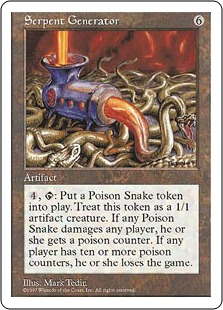 《毒蛇製造器/Serpent Generator》[5ED] 茶R