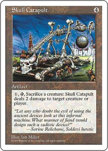 《髑髏カタパルト/Skull Catapult》[5ED] 茶U