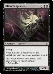 【Foil】《リリアナの死霊/Liliana's Specter》[CNS] 黒C