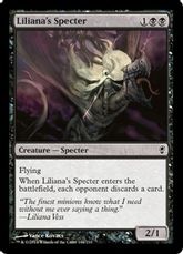 【Foil】《リリアナの死霊/Liliana's Specter》[CNS] 黒C