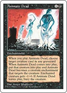 動く死体/Animate Dead》[5ED] 黒U | 日本最大級 MTG通販サイト 