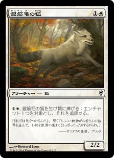 《銀筋毛の狐/Silverchase Fox》[CNS] 白C