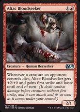 【Foil】《アルタクの求血者/Altac Bloodseeker》[M15] 赤U