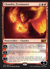 【Foil】《紅蓮の達人チャンドラ/Chandra, Pyromaster》[M15] 赤R