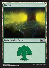 【Foil】(268)《森/Forest》[M15] 土地