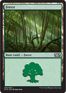 【Foil】(266)《森/Forest》[M15] 土地