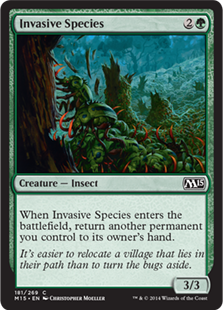 【Foil】《侵入する生物種/Invasive Species》[M15] 緑C
