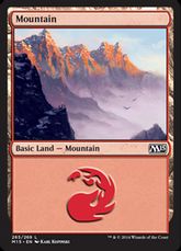 【Foil】(265)《山/Mountain》[M15] 土地