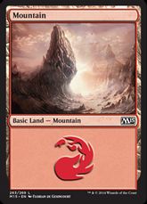 【Foil】(263)《山/Mountain》[M15] 土地