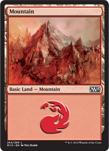 【Foil】(264)《山/Mountain》[M15] 土地