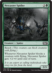 《網投げ蜘蛛/Netcaster Spider》[M15] 緑C