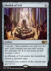 【Foil】《ウルドのオベリスク/Obelisk of Urd》[M15] 茶R