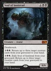 【Foil】《イニストラードの魂/Soul of Innistrad》[M15] 黒R