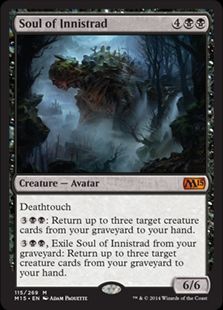 《イニストラードの魂/Soul of Innistrad》[M15] 黒R