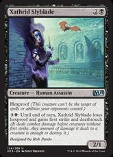 【Foil】《ザスリッドの隠し刃/Xathrid Slyblade》[M15] 黒U