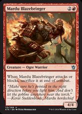 【Foil】《マルドゥの炎起こし/Mardu Blazebringer》[KTK] 赤U