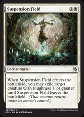 【Foil】《停止の場/Suspension Field》[KTK] 白U