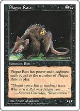 《疫病ネズミ/Plague Rats》[5ED] 黒C