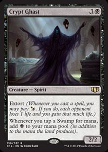 《墓所の怪異/Crypt Ghast》[C14] 黒R