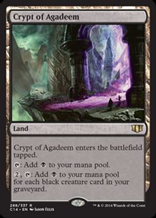 《アガディームの墓所/Crypt of Agadeem》[C14] 土地R