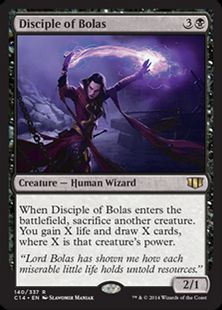 《ボーラスの信奉者/Disciple of Bolas》[C14] 黒R
