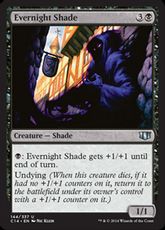 《常夜の影/Evernight Shade》[C14] 黒U