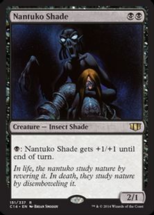 ナントゥーコの影/Nantuko Shade》[C14] 黒R | 日本最大級 MTG通販 