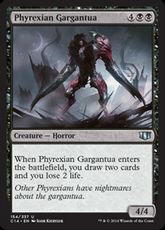 《ファイレクシアのガルガンチュア/Phyrexian Gargantua》[C14] 黒U