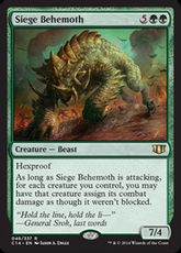 《包囲ビヒモス/Siege Behemoth》[C14] 緑R