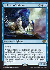 《ウスーンのスフィンクス/Sphinx of Uthuun》[C14] 青R