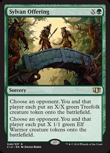 森の捧げ物/Sylvan Offering》[C14] 緑R | 日本最大級 MTG通販サイト 