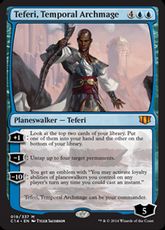 《時間の大魔道士、テフェリー/Teferi, Temporal Archmage》[C14] 青R