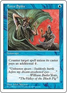 魔力の乱れ/Force Spike》[5ED] 青C | 日本最大級 MTG通販サイト 