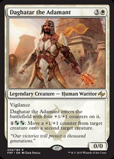 《不屈のダガタール/Daghatar the Adamant》[FRF] 白R
