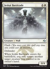 【Foil】《ジェスカイのバリケード/Jeskai Barricade》[FRF] 白U