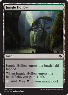 《ジャングルのうろ穴/Jungle Hollow》[FRF] 土地C
