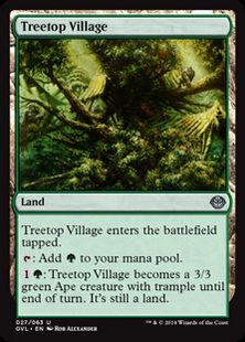 樹上の村/Treetop Village》[DD3・GvL] 土地U | 日本最大級 MTG通販 