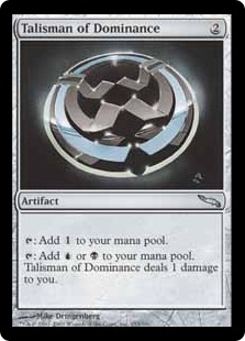 【Foil】《威圧のタリスマン/Talisman of Dominance》[MRD] 茶U