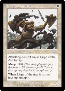《斧のしもべ/Liege of the Axe》[LGN] 白U