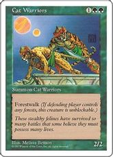 《猫族の戦士/Cat Warriors》[5ED] 緑C